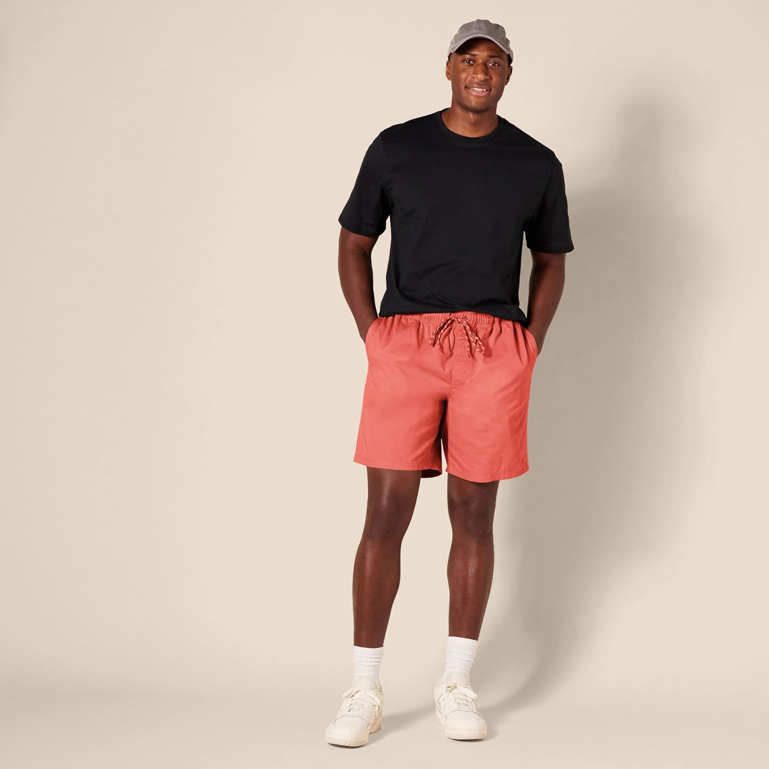 Thumbnail 6 de Amazon Essentials Men's Relaxed Fit 8" Cotton Elasticated Waist Shorts
