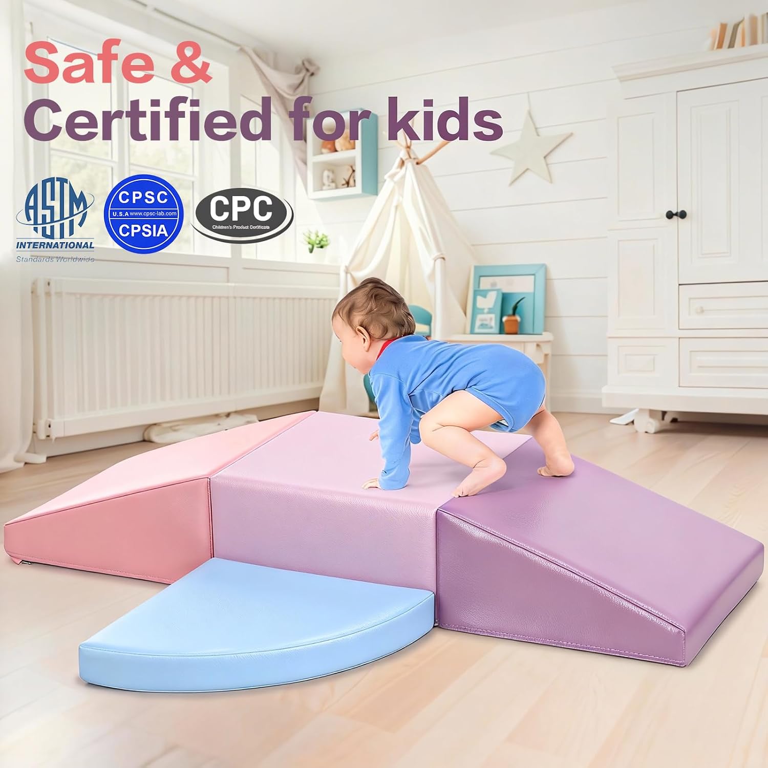 Detalle de Climbing Foam Blocks 4-piece