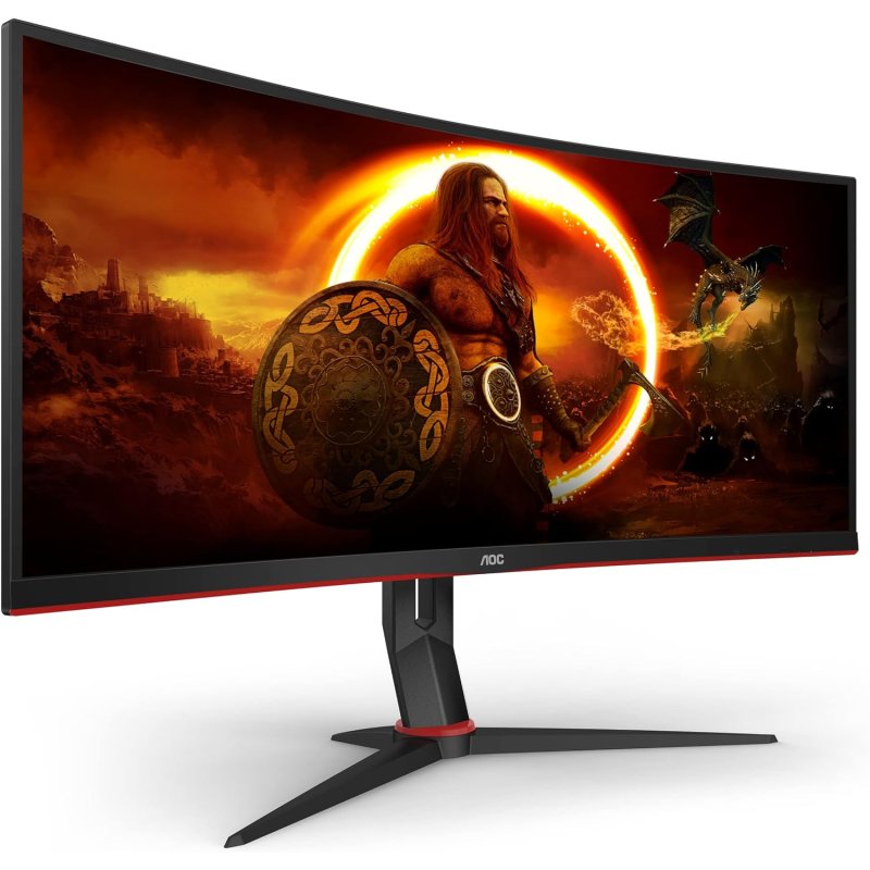 Thumbnail 3 de AOC CU34G2X/BK 34" LED Curvo 34" WQHD 144 Hz con FreeSync
