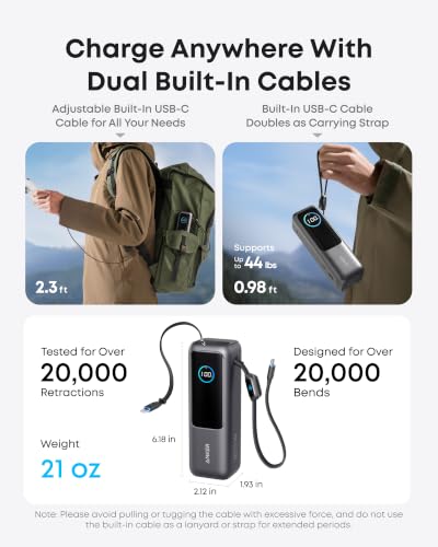 Thumbnail 2 de Anker Laptop Power Bank 25K: 165W Total Output with Triple 100W USB-C Ports