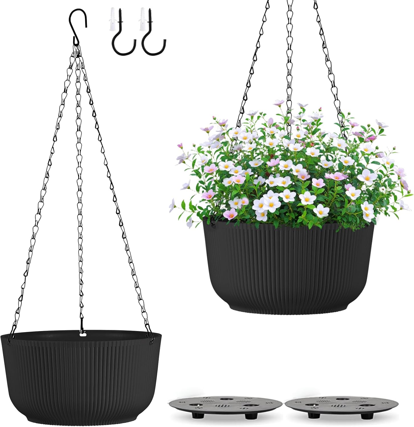 Detalle de Kvetto Hanging Planters, 12-Inch
