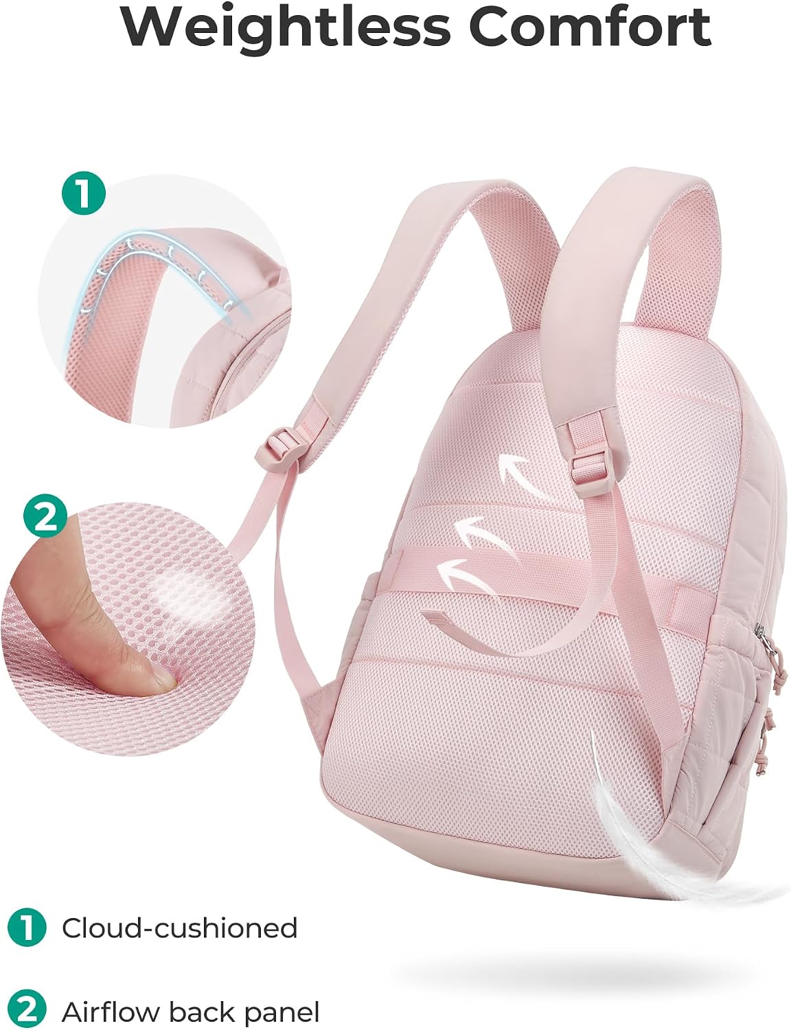 Thumbnail 6 de BAGSMART College Laptop Backpack 15.6"