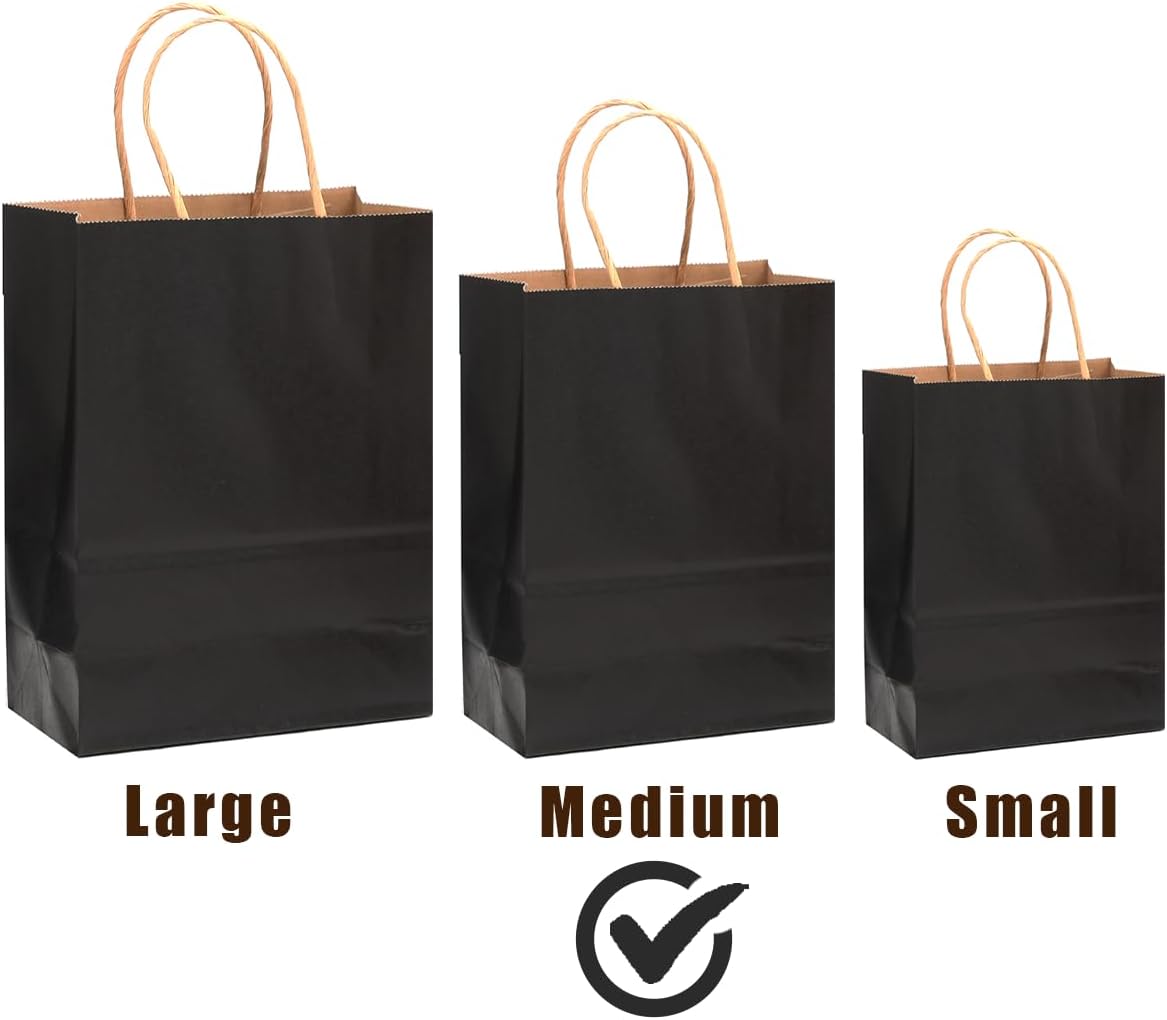 Detalle de Gcardist gift bags 30 pack, 11x5x8 inches