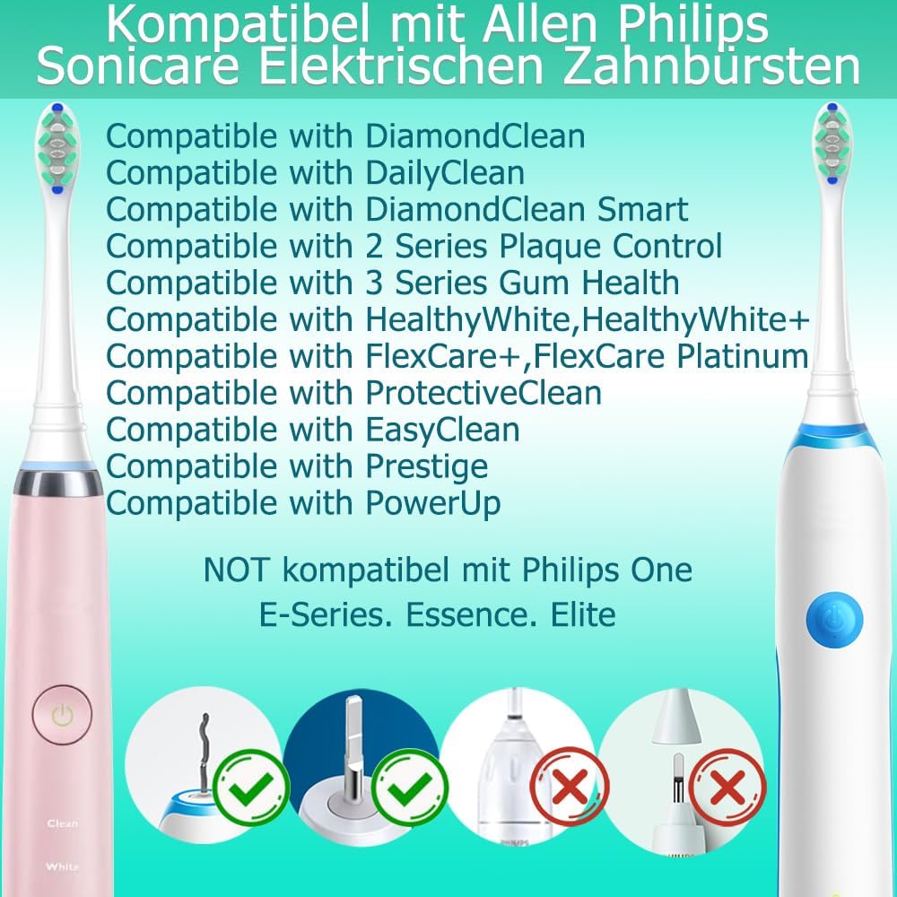 Thumbnail 1 de Wardimark Ersatzbürsten 8er Pack für Sonicare