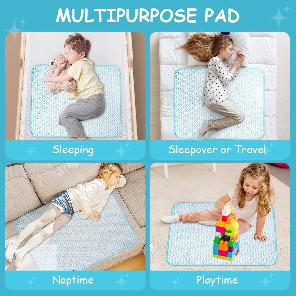 Thumbnail 6 de Coprimaterasso per bambini Aolso 70 x 90 cm, blu: assorbe l’acqua e facilita l’addestramento al WC