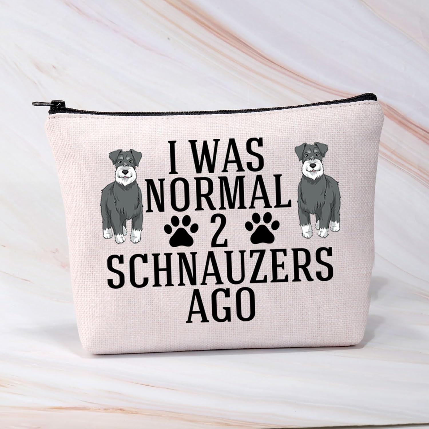 Thumbnail 6 de PLITI Schnauzer Makeup Bag: A Practical Gift for Schnauzer Lovers
