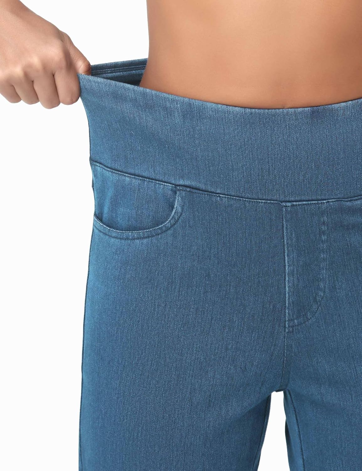 Thumbnail 4 de THE GYM PEOPLE Wide Leg Jeans for Women, High-Waisted Stretch Denim
