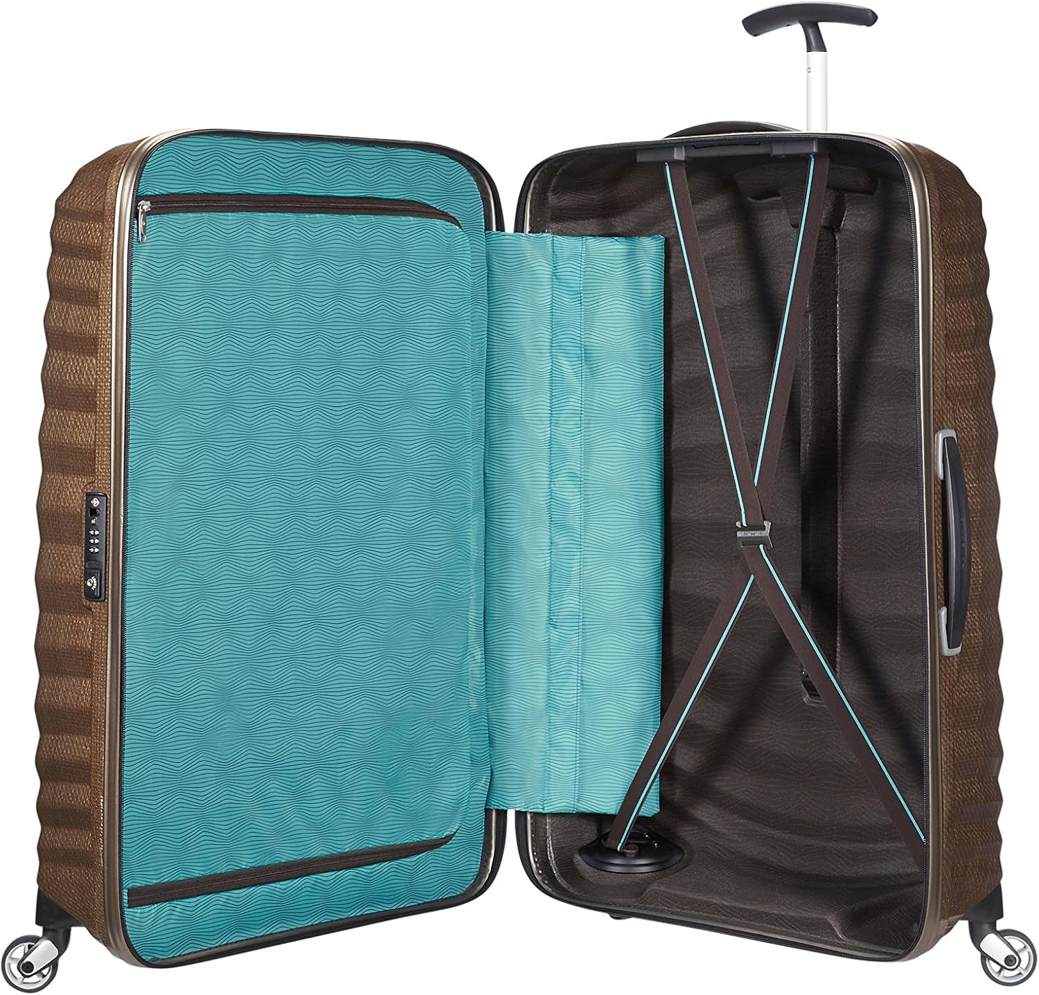 Thumbnail 2 de Samsonite Lite-Shock Spinner L Koffer 75 cm – 98,5 L, Braun (Sand)