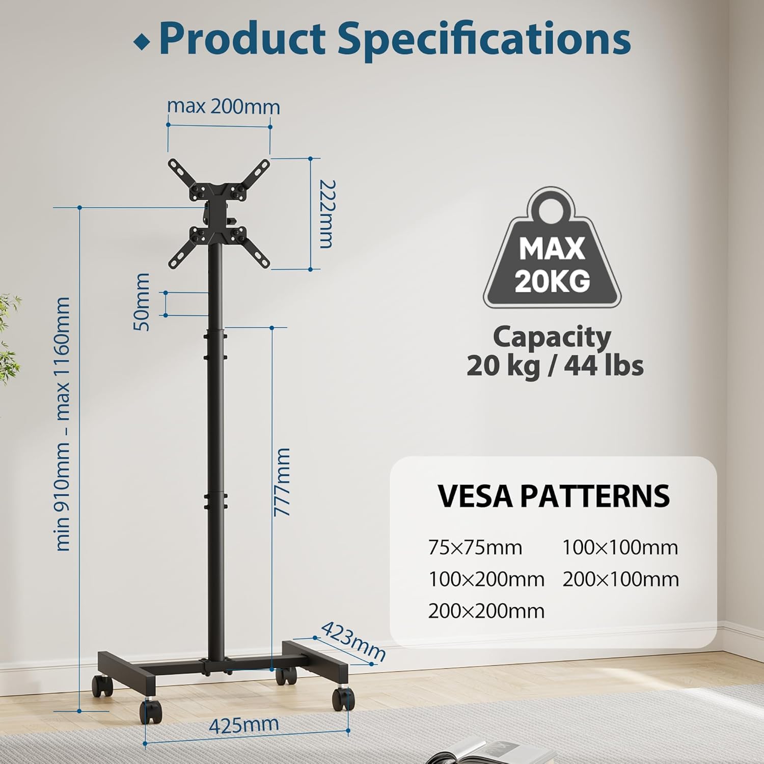 Thumbnail 5 de BONTEC TV Ständer 13-49 Zoll 📺