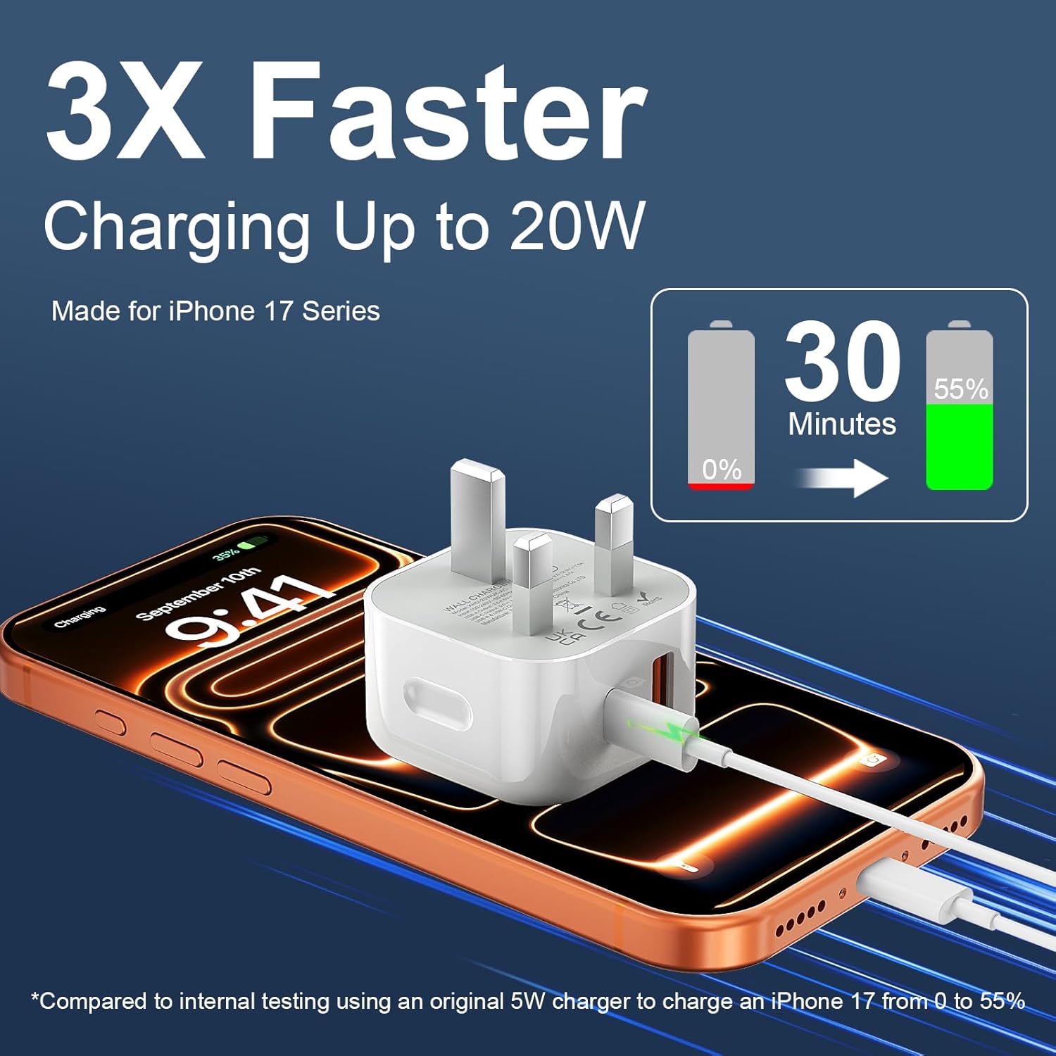Thumbnail 1 de USB C Charger 20W 2 Pack for iPhone