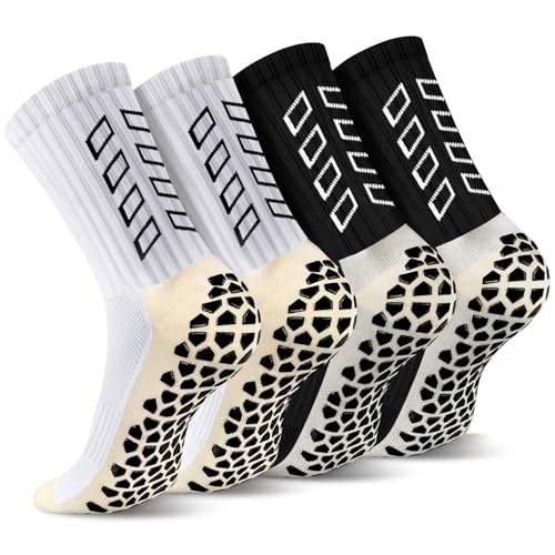 Detalle de ENONEO Calze antiscivolo da calcio uomo 37-45 | Grip Socks per football e running