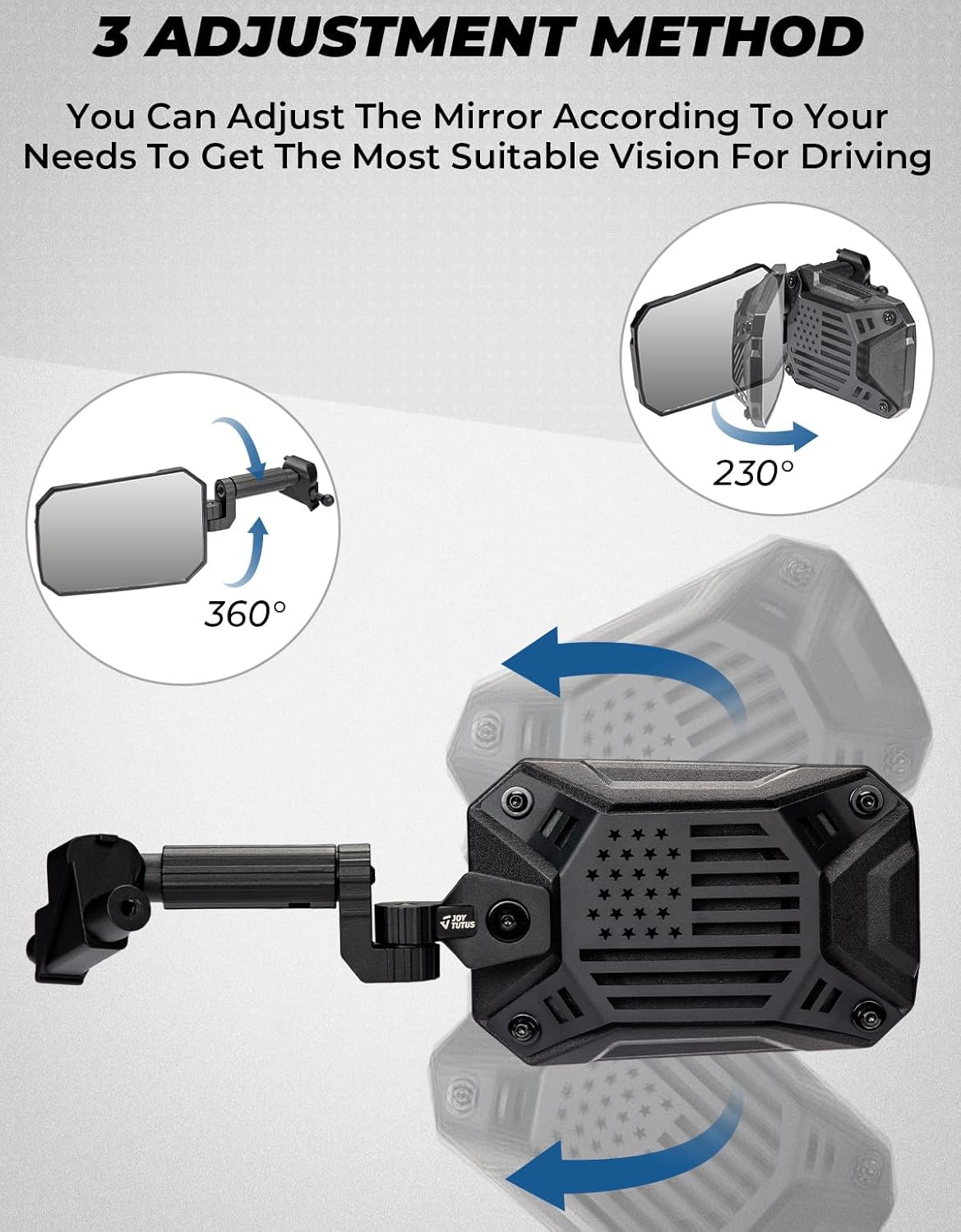 Thumbnail 4 de JOYTUTUS Mirrors Doors Off for 2018-2023 Wrangler