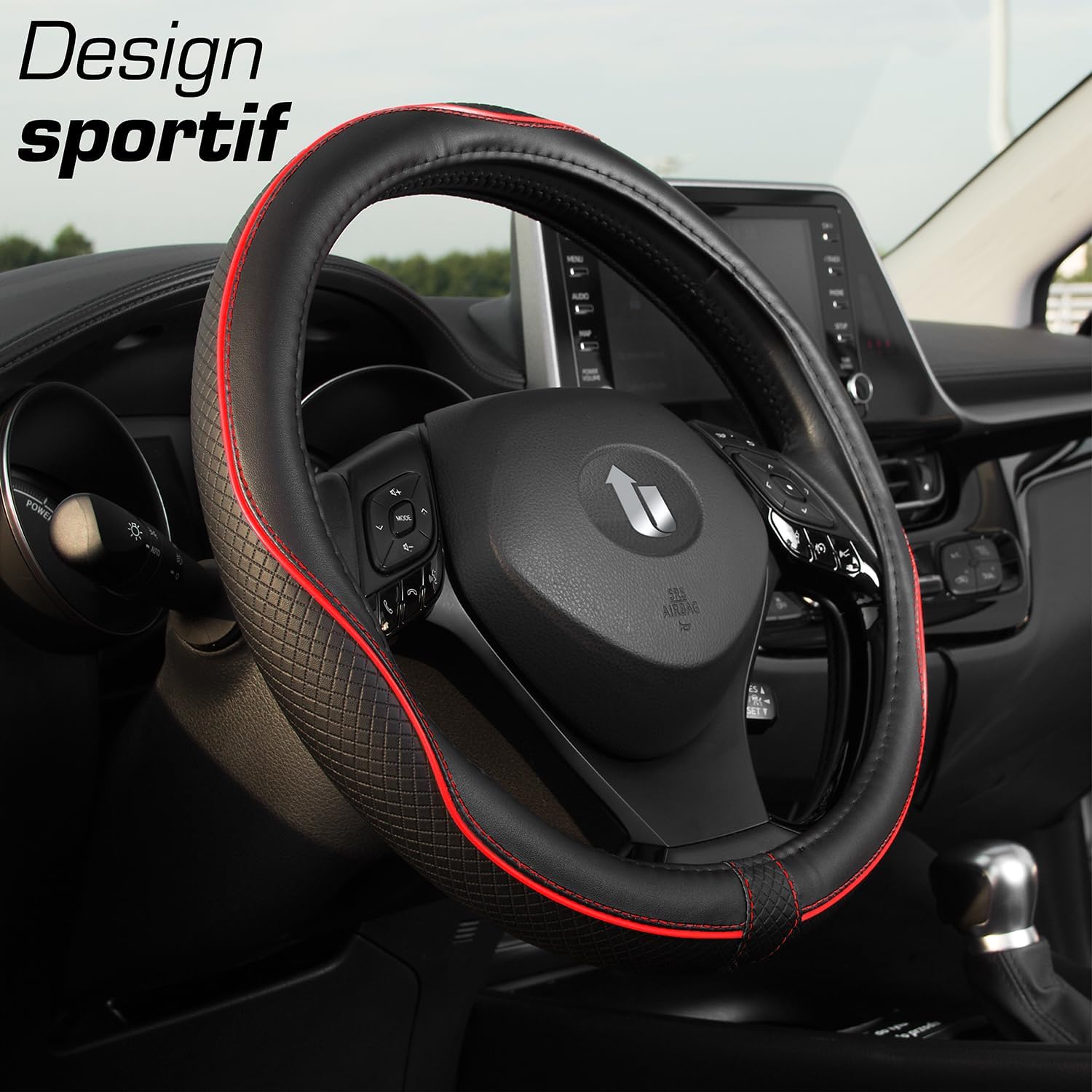 Detalle 2 de Upgrade4cars Couvre Volant 37-38 cm