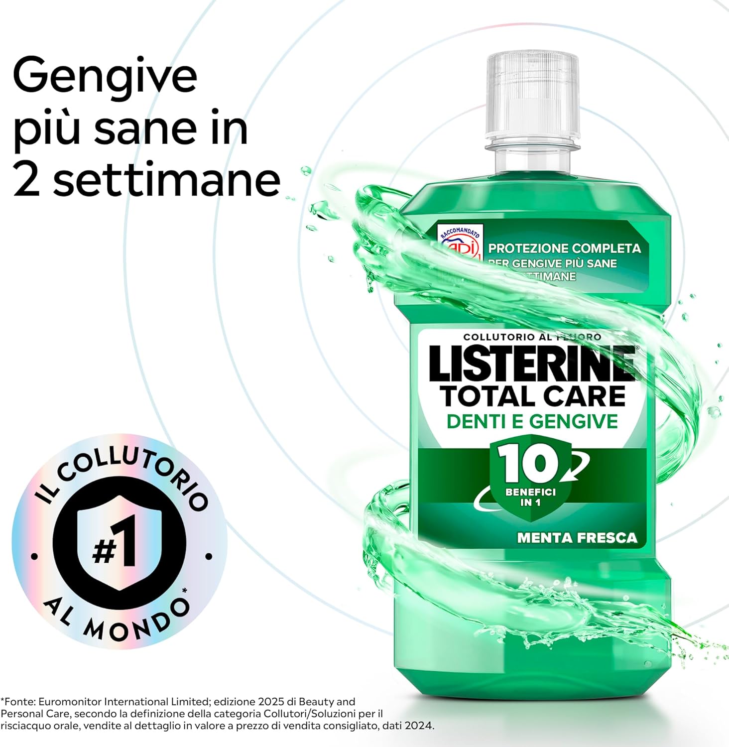 Thumbnail 1 de Listerine Total Care Denti e Gengive, Collutorio alla Menta Fresca 4x750 ml — protezione completa in 2 settimane