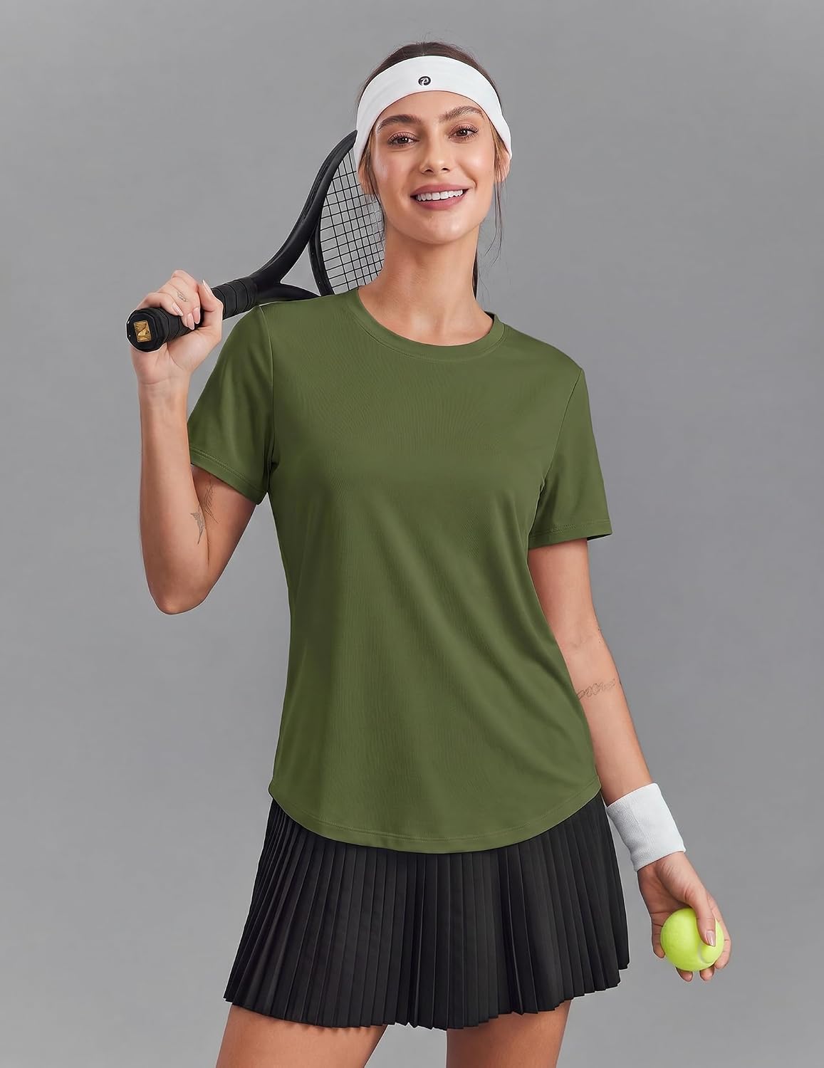 Thumbnail 6 de PINSPARK Women's Workout Tee, UPF 50+, Quick-Dry Moisture-Wicking Fabric