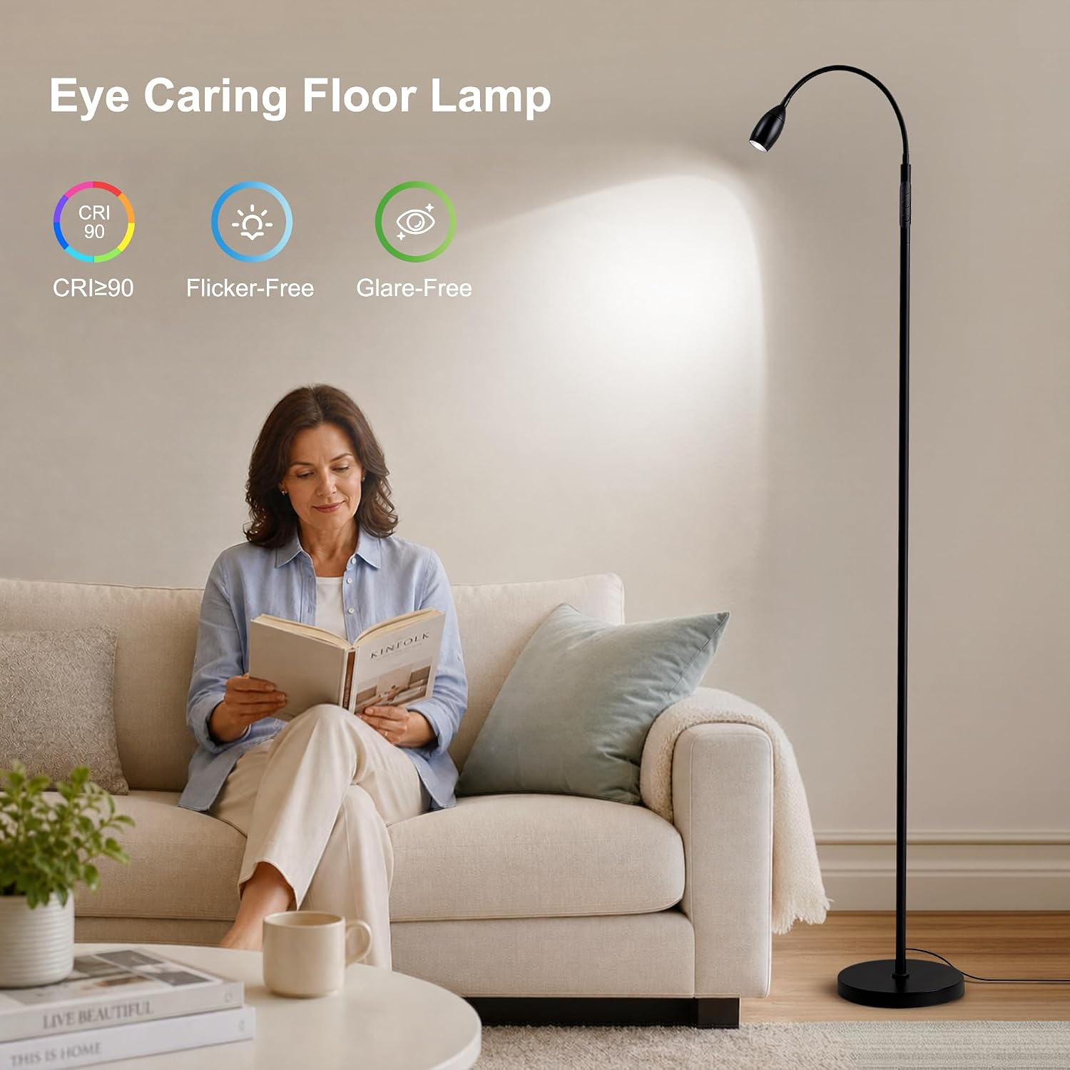 Detalle 1 de Fansdrick Reading Floor Lamp 72