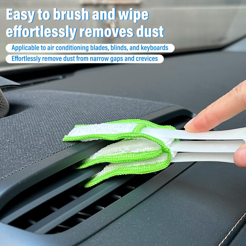 Thumbnail 6 de JHCHAN car inside windscreen cleaner tool with extendable handle, triangular head and 5 microfibre cloths