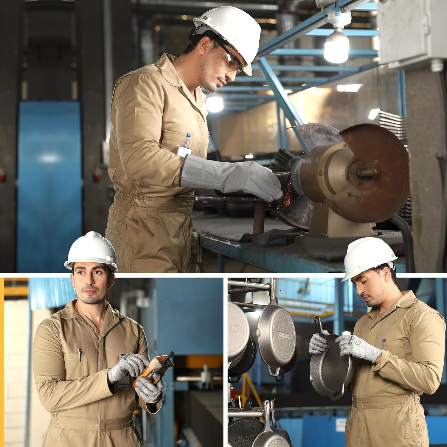 Thumbnail 4 de NY Threads Relaxed-Fit Coveralls for Men, Cotton Blend with Utility Pockets