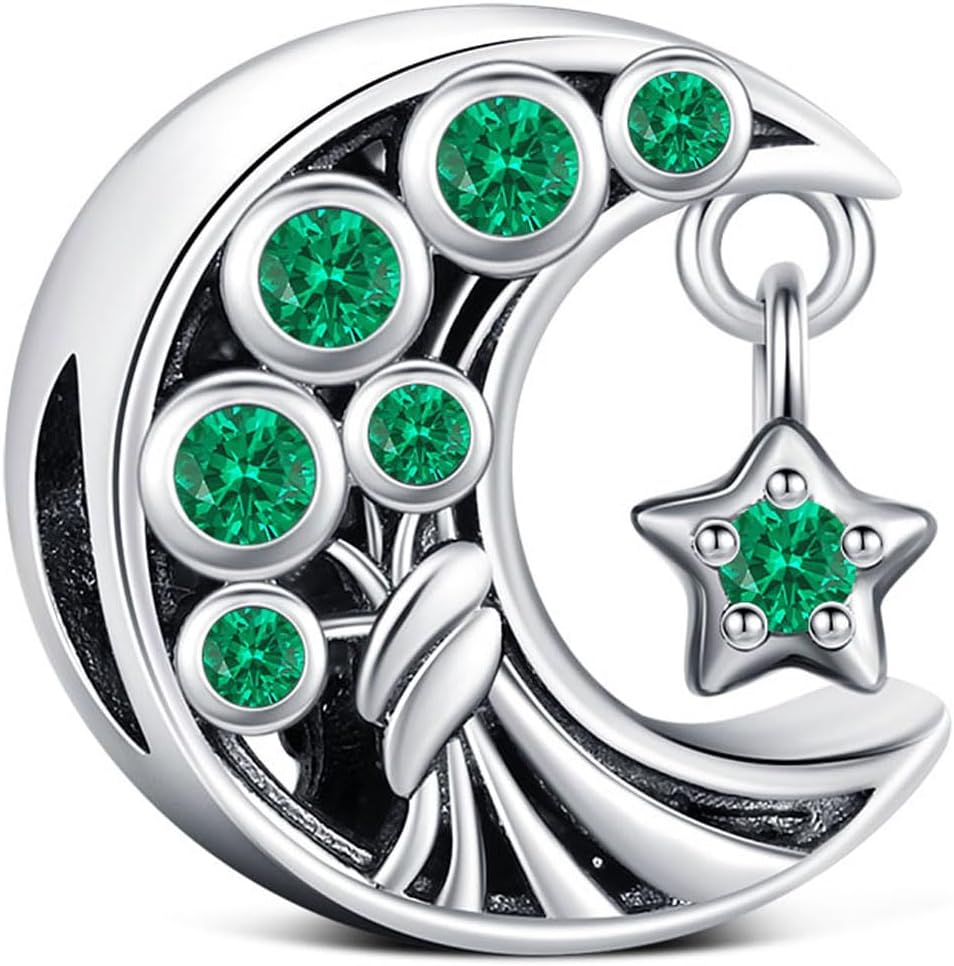 Detalle de KEQ 925 Sterling Silber Unendliche Familie Charm