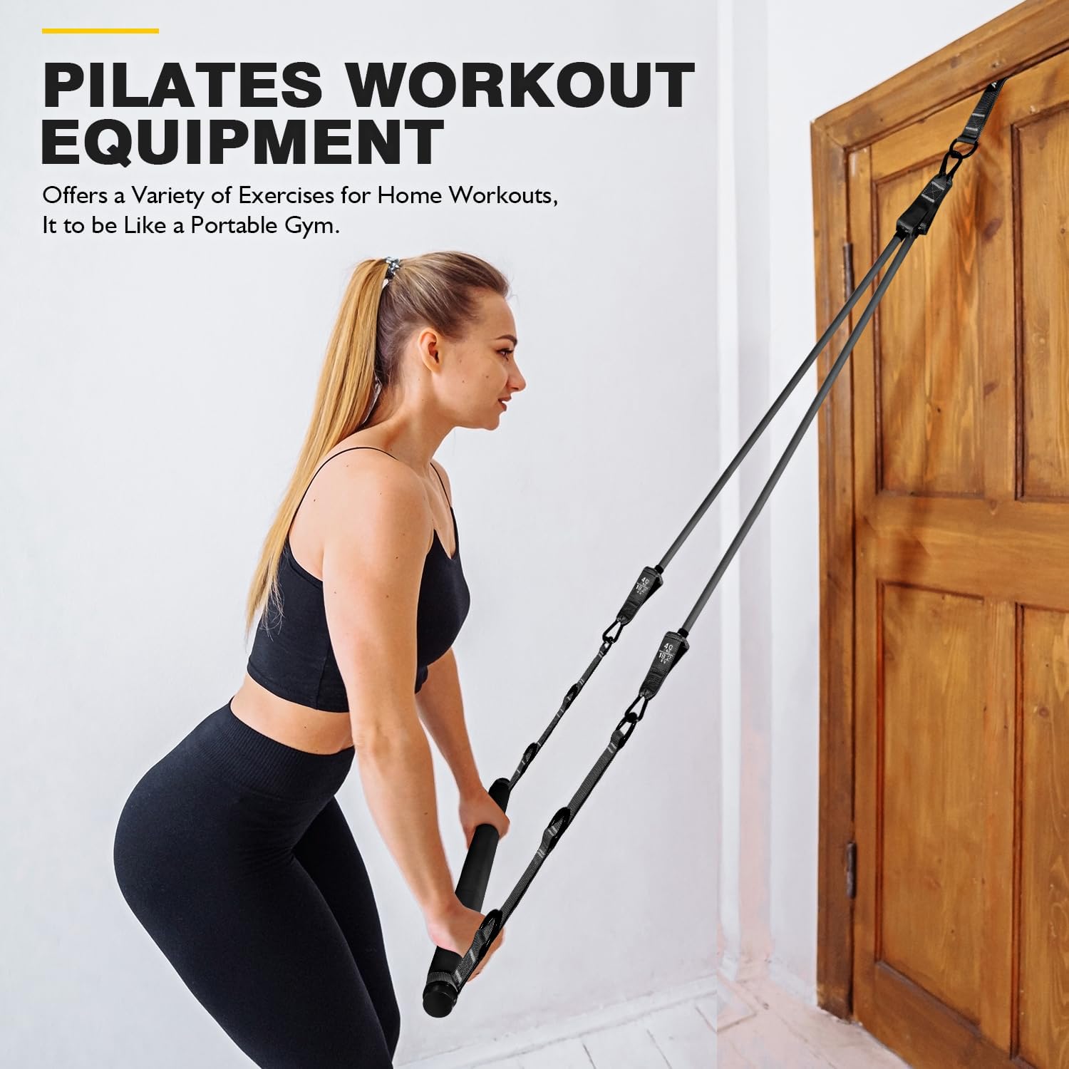 Thumbnail 2 de Ayombo Pilates Bar Kit 3‑Section 70 lbs