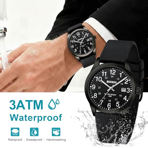 Thumbnail 2 de LN LENQIN Mens Watches Analog Quartz Watch for Men – Outdoor Sport Watch