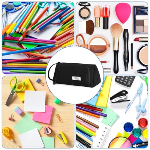 Thumbnail 6 de APXEL Estuche multiusos de pana con gran capacidad – 22.5 x 11 x 6.5 cm, negro