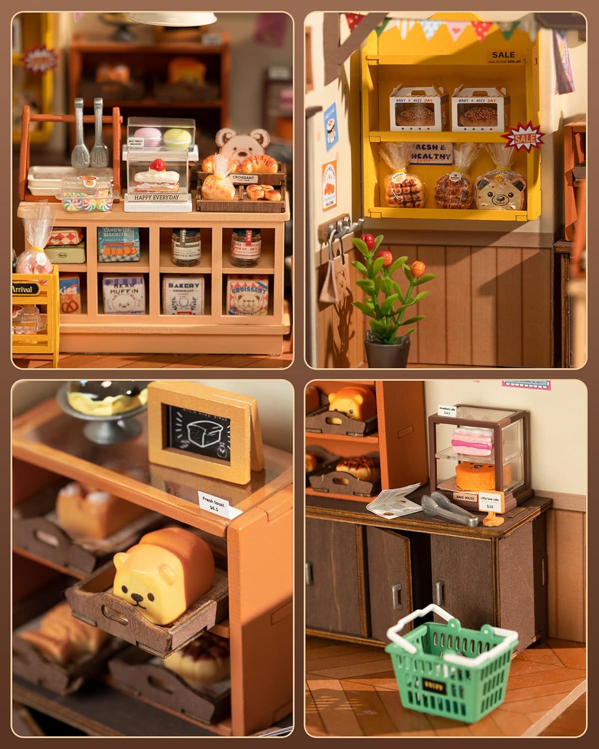Thumbnail 5 de ROLIfe Maison Miniature à construire en bois avec LED — kit DIY pour diorama et décoration