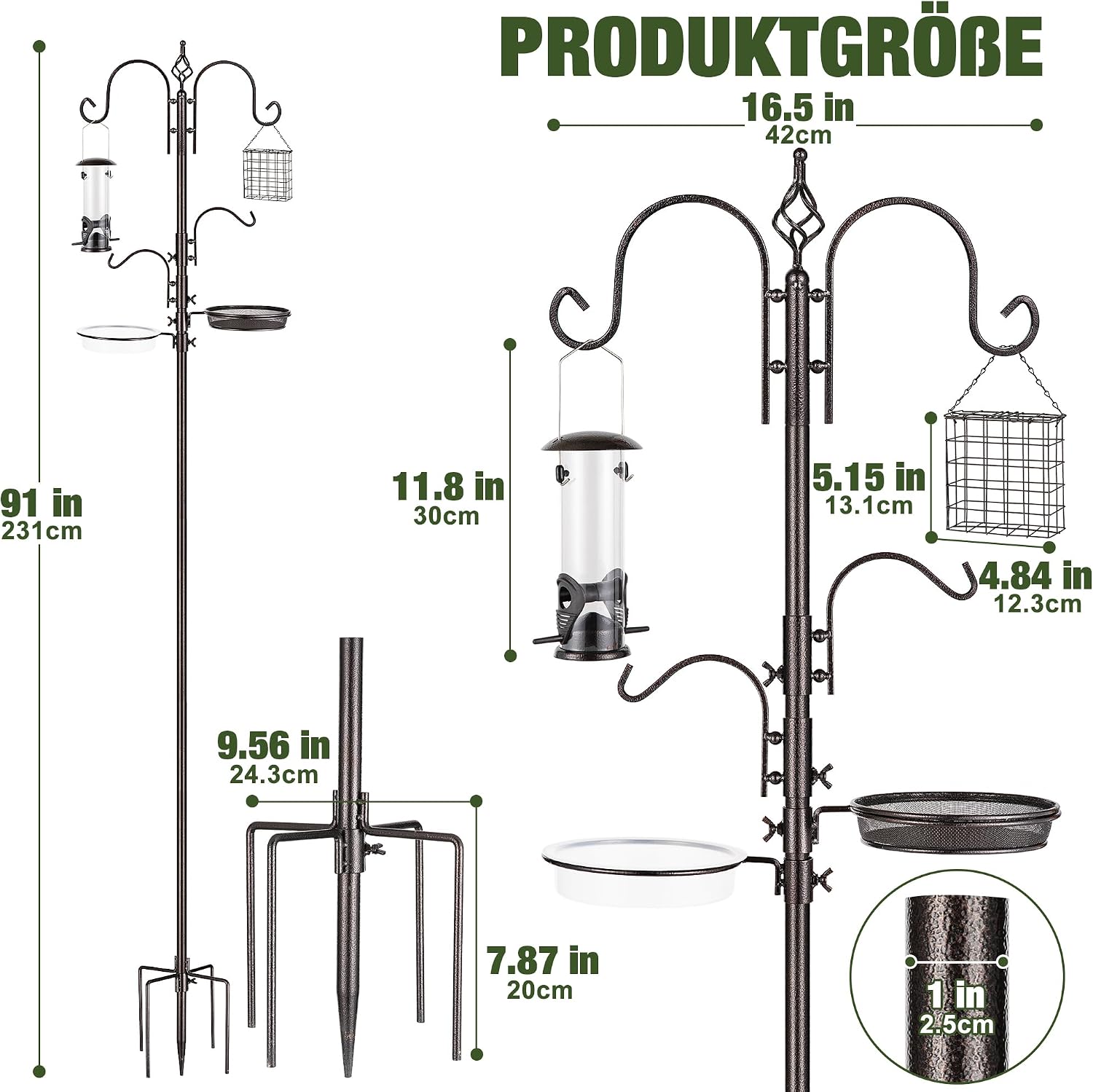 Thumbnail 4 de Urban Deco Vogelfütterungsstation Kit 91 Zoll