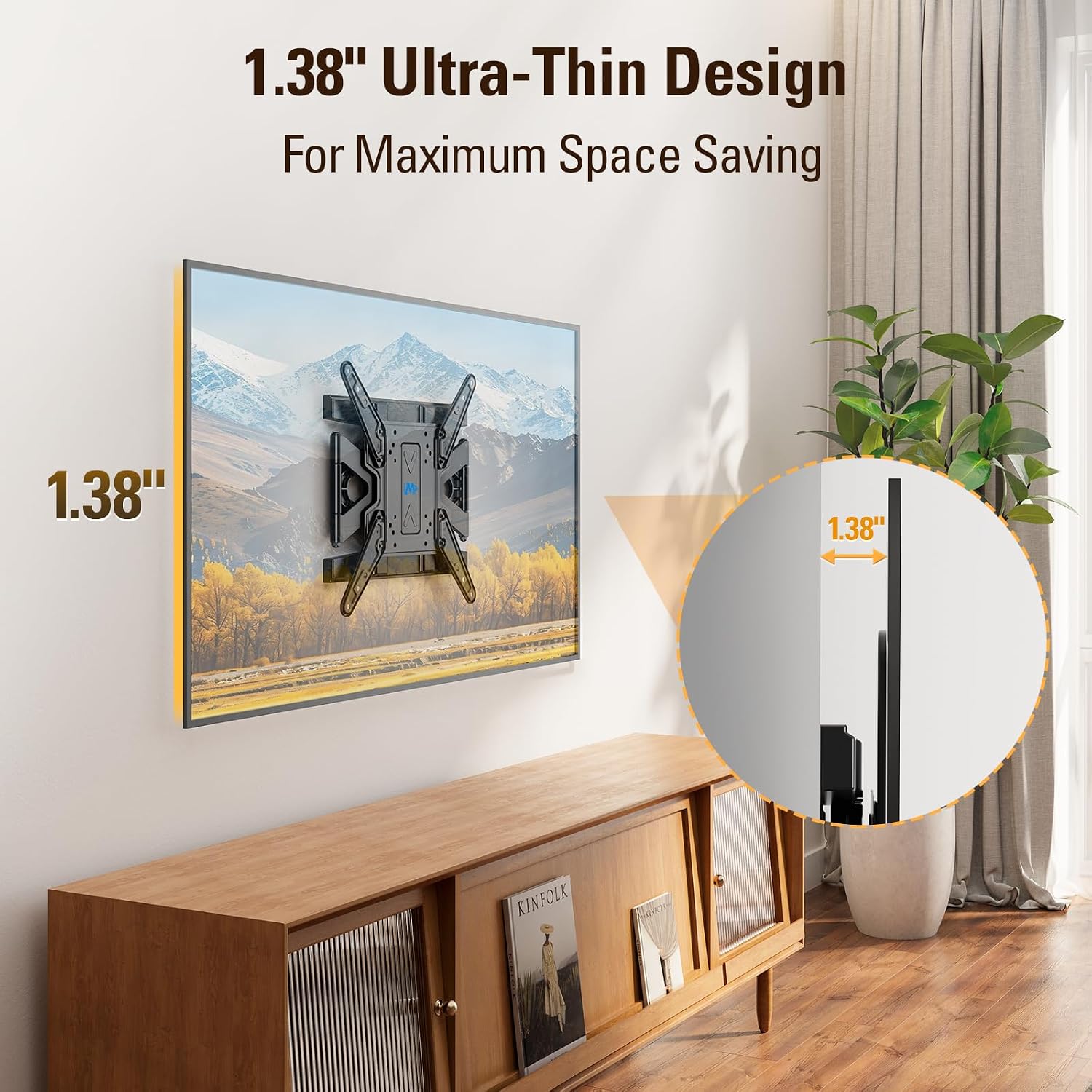 Detalle 2 de Mounting Dream Ultra Slim Full Motion TV Wall Mount