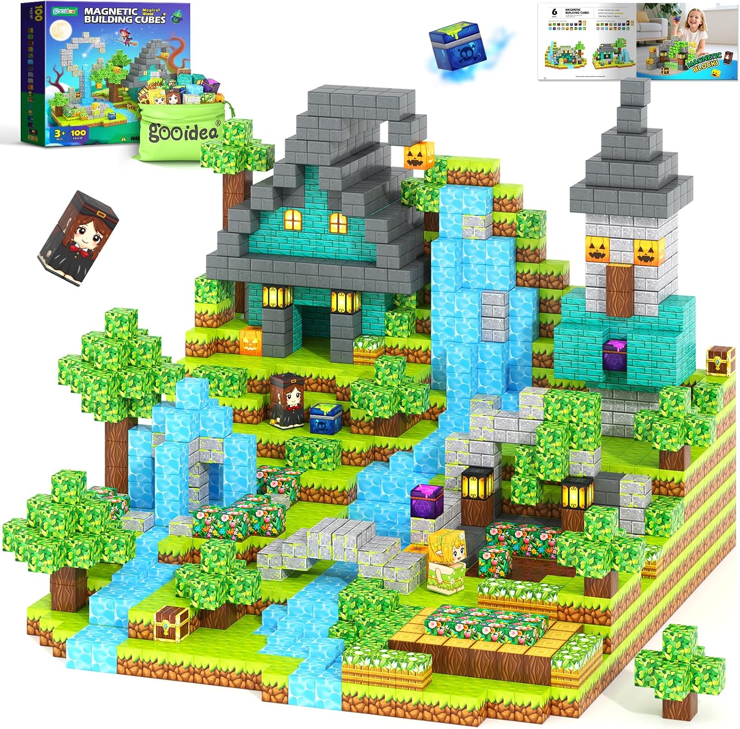 Detalle de Gooidea Magnetic Blocks 100 set 🧩