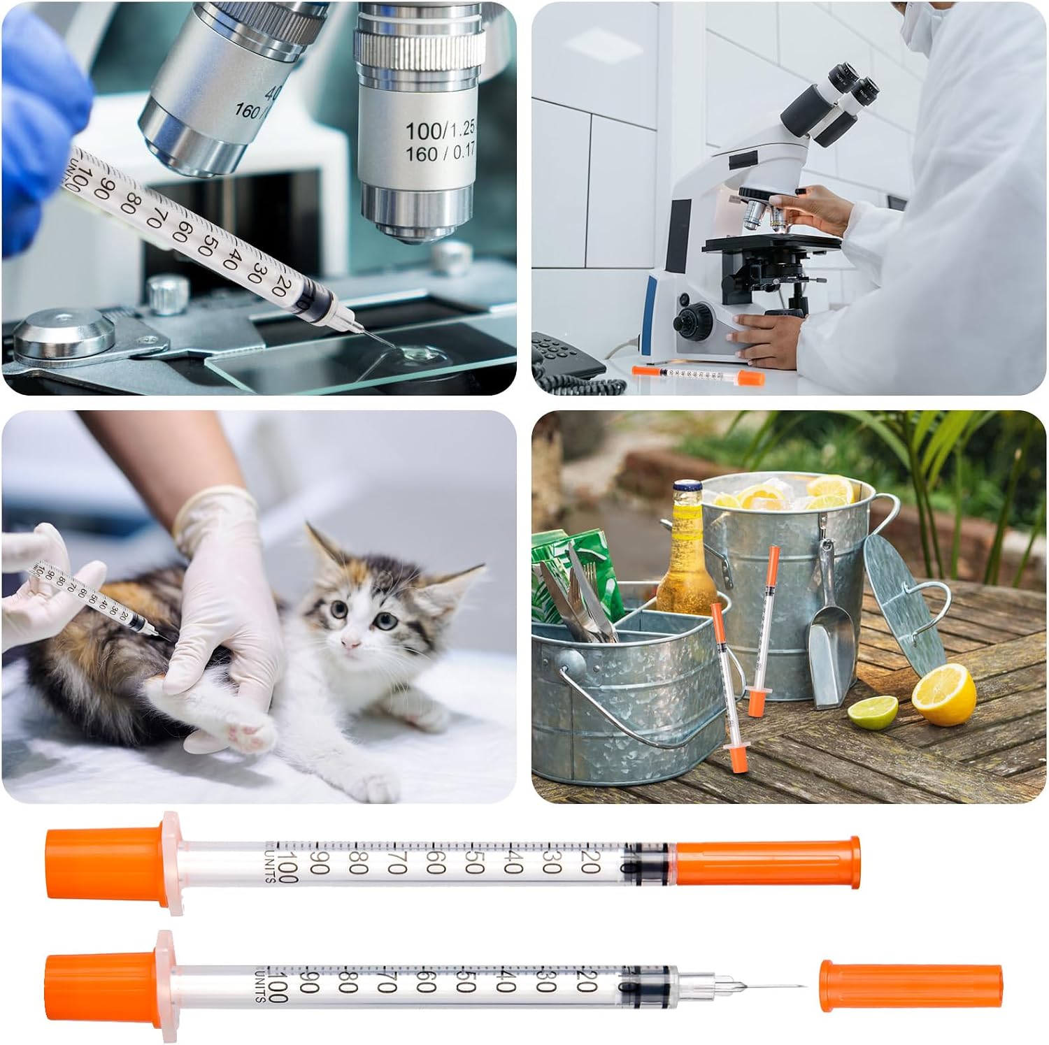 Thumbnail 6 de JIUPULL Disposable Syringes, 30G