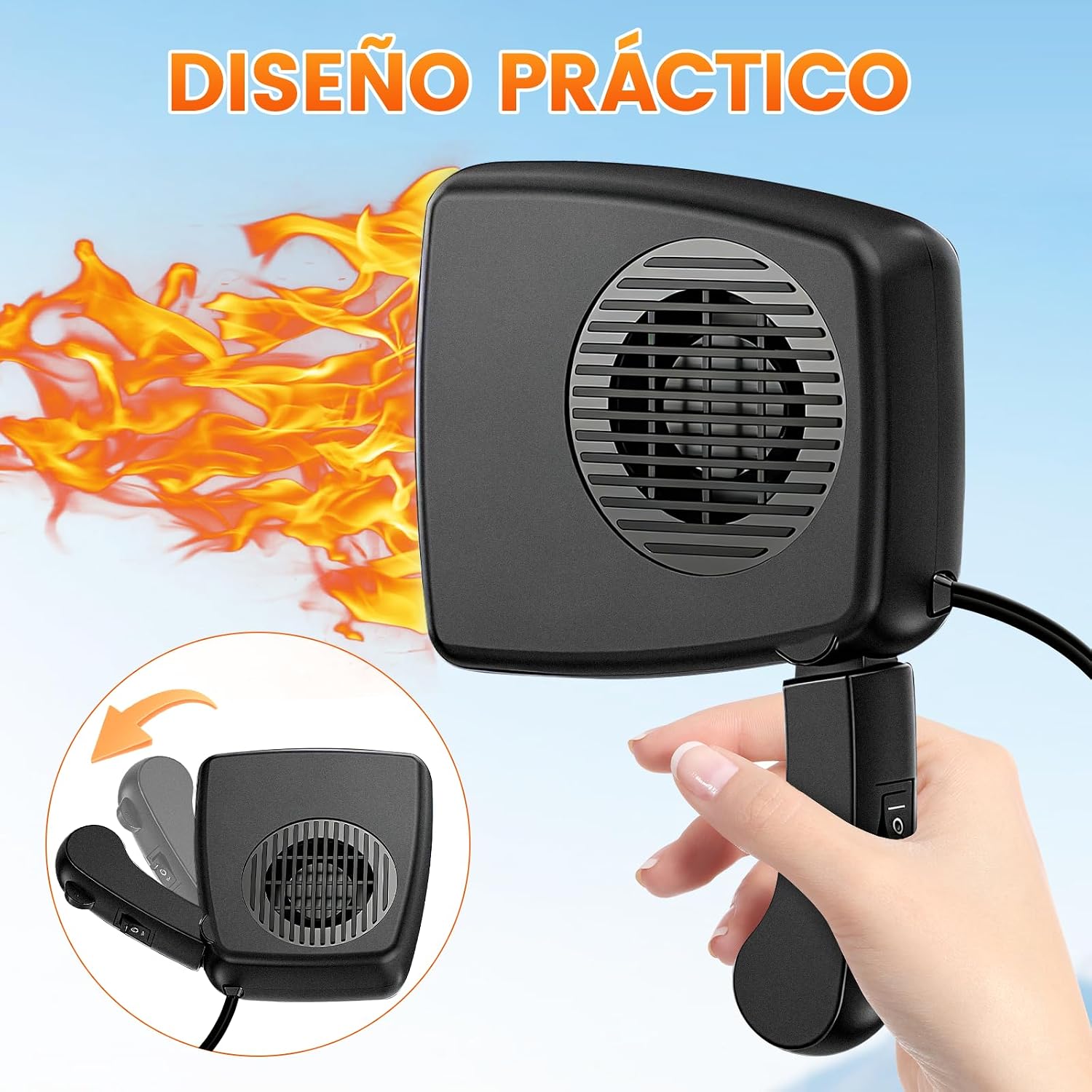 Detalle 2 de Blytra Calentador Coche 12V 200W para habitáculo