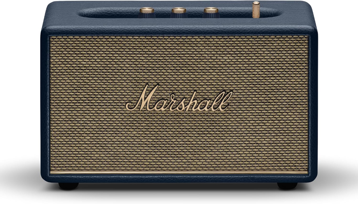 Marshall Acton III Bluetooth Home Speaker (Midnight Blue) with 3.5 mm Aux