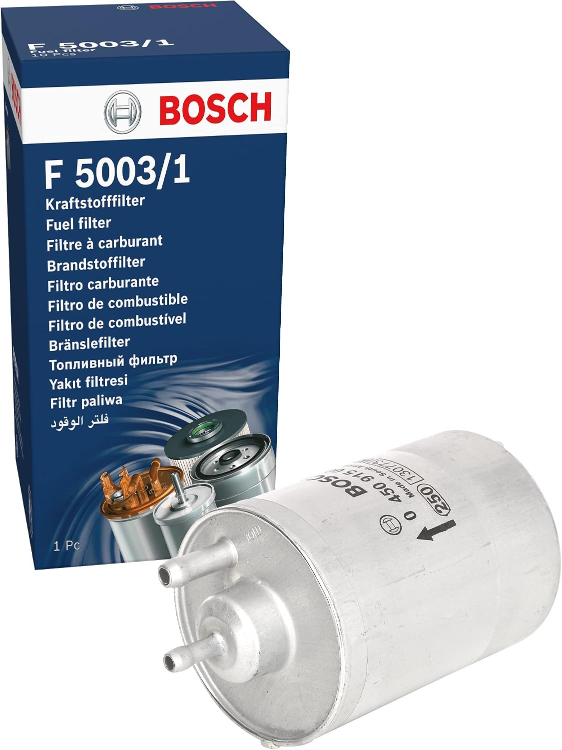 Detalle de Filtre à carburant essence Bosch F50031 157,8 mm
