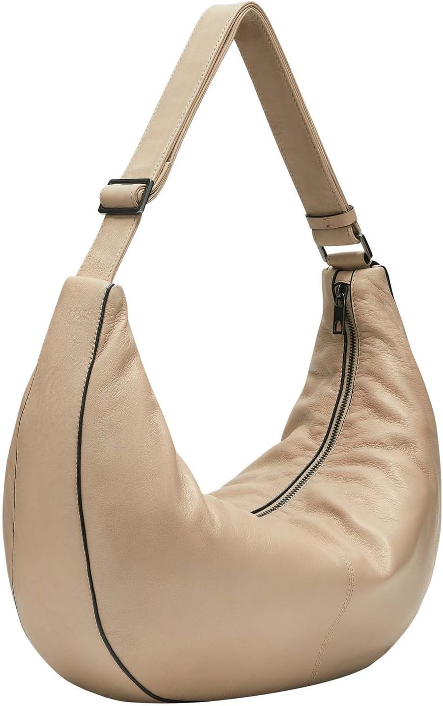 Thumbnail 1 de LIEBESKIND Berlin Hobo M Moon Sheep Natural – kompakte Allroundtasche im gehobenen Stil