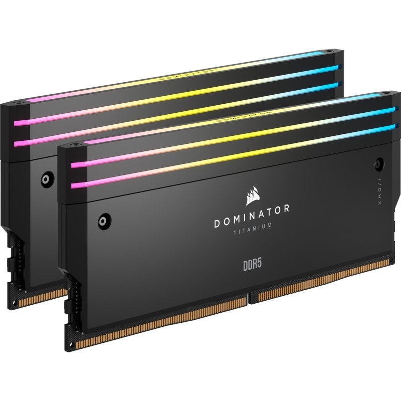 Detalle de Corsair Dominator Titanium DDR5 64GB 6400 MHz CL32 XMP Negro