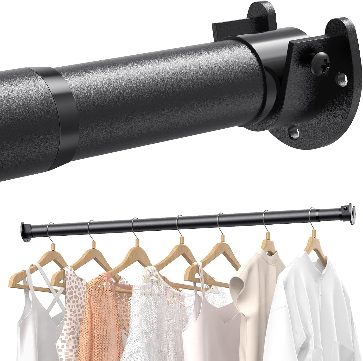 Detalle de Supforce Wardrobe Rail 43–97 cm
