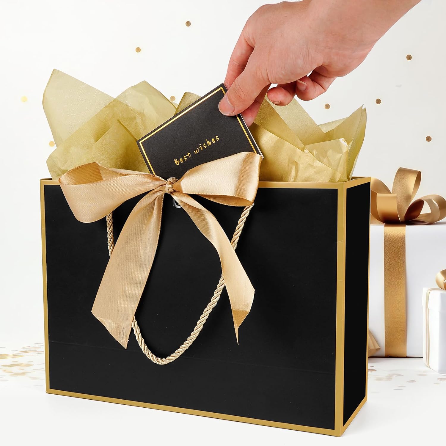 Detalle de Medium gift bags 20x10x28 cm, 2 pack