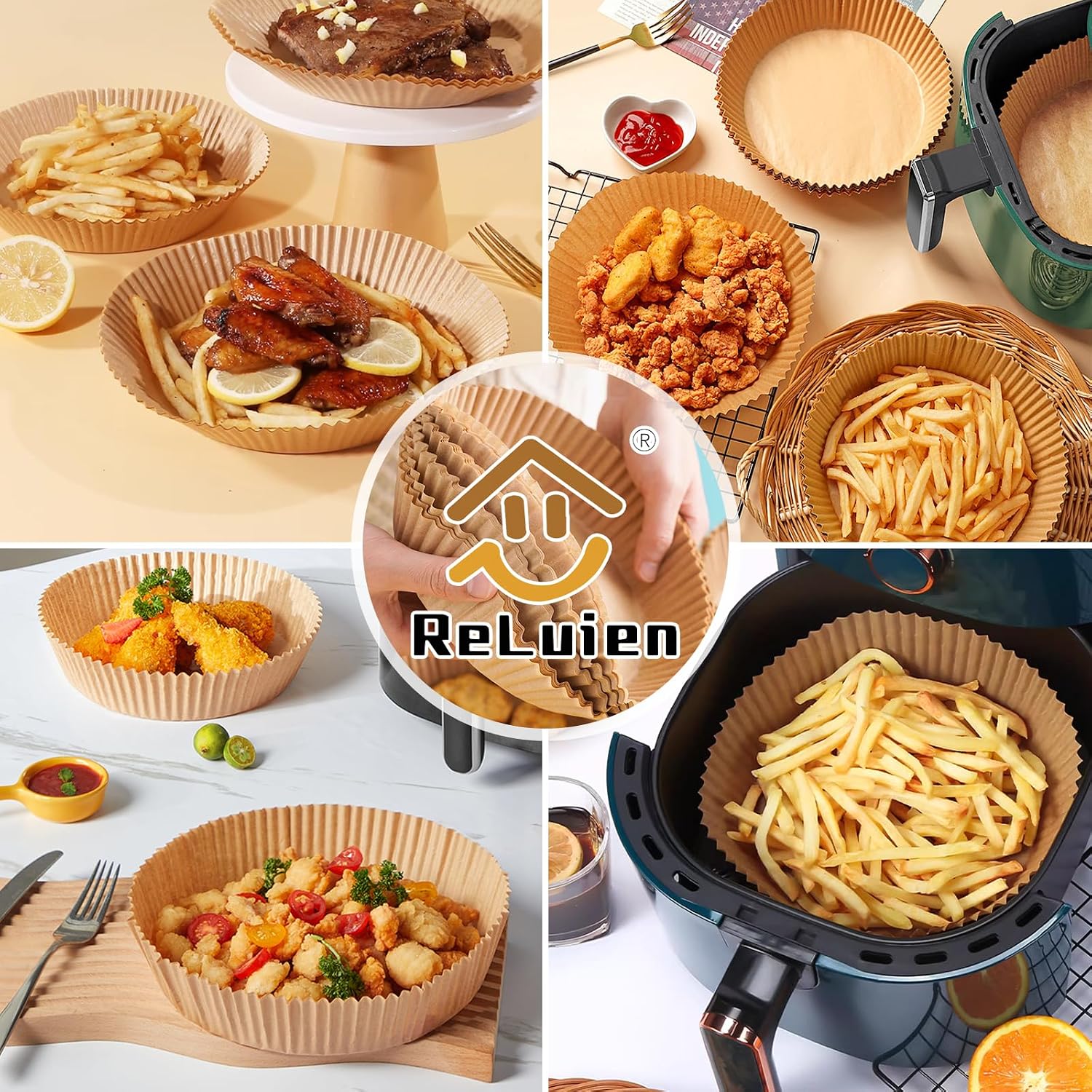 Thumbnail 6 de Air Fryer Liners 100PCS