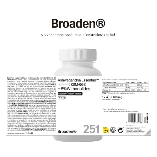 Thumbnail 6 de Ashwagandha KSM-66 300 mg de Broaden – 200 comprimidos, 100 días