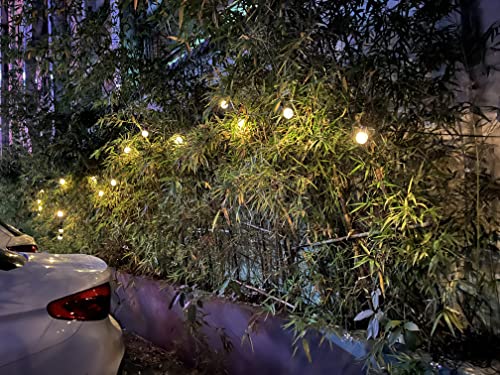 Thumbnail 9 de sylvwin G40 Guirnalda de luces exterior 18 m, 8 modos blanco cálido