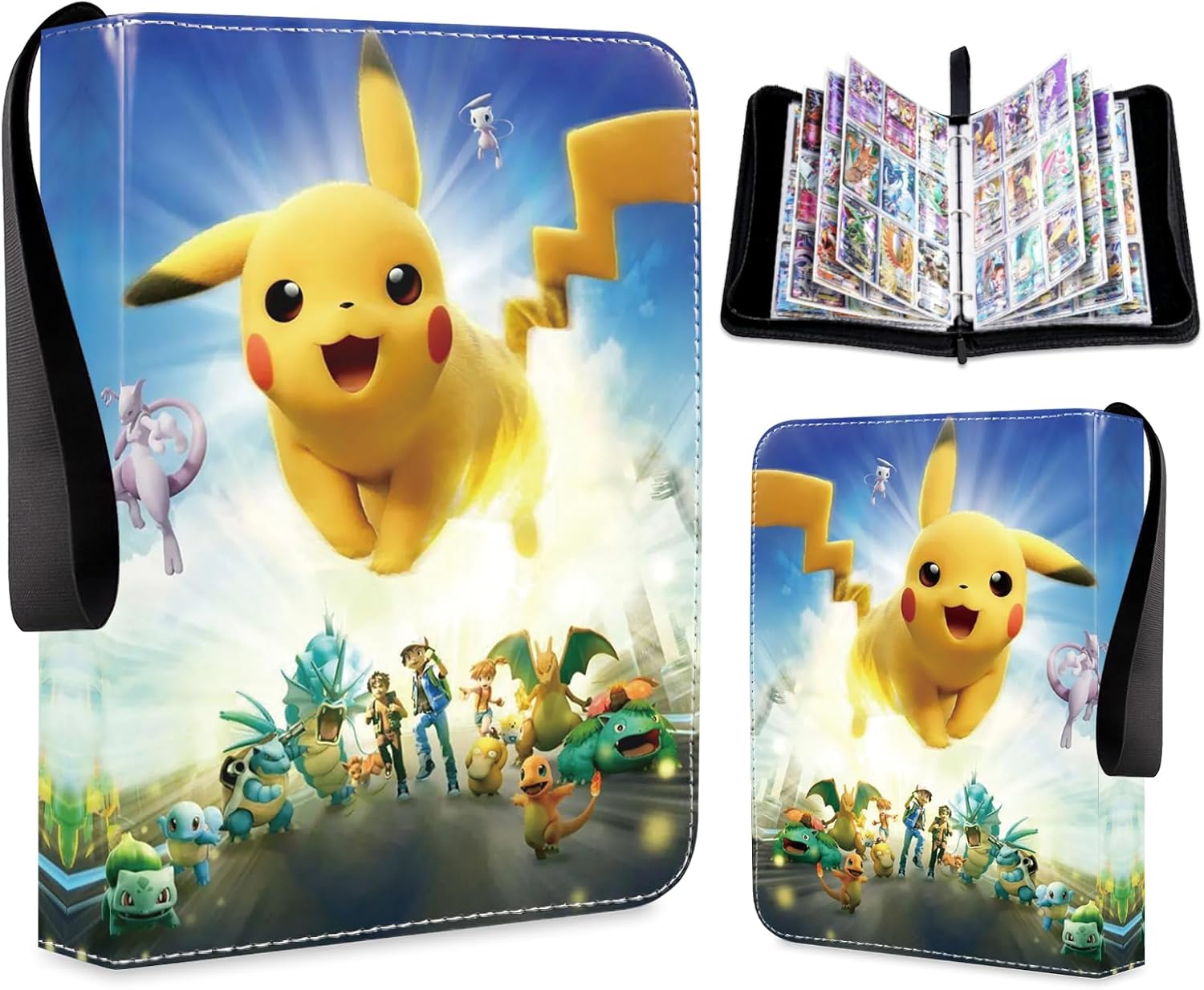 Thumbnail 6 de HazyZany Sammelalbum für Pokemon Karten – 50 Seiten, 900 Karten Kapazität