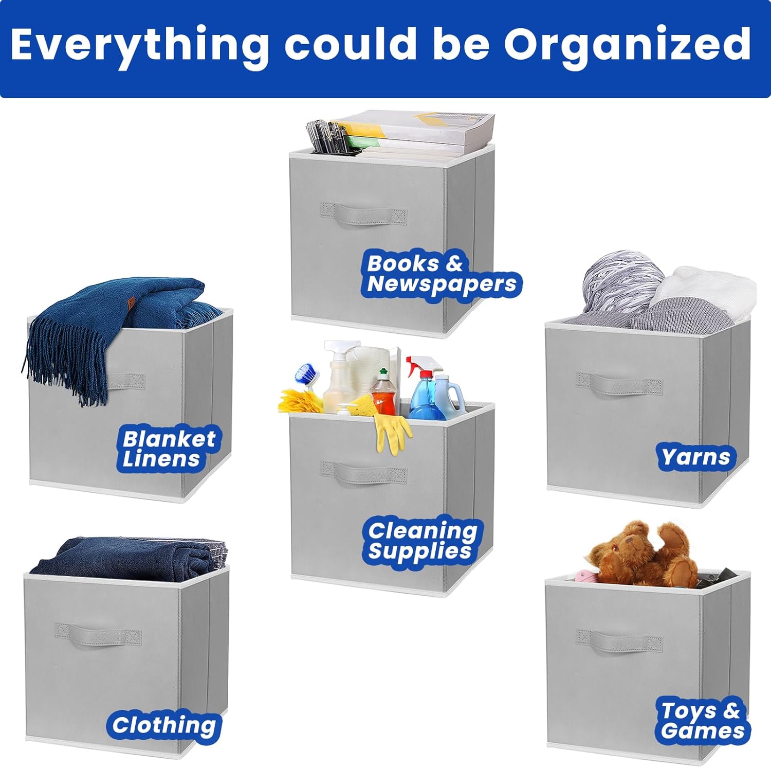 Thumbnail 2 de Criusia 11 Inch Storage Cubes
