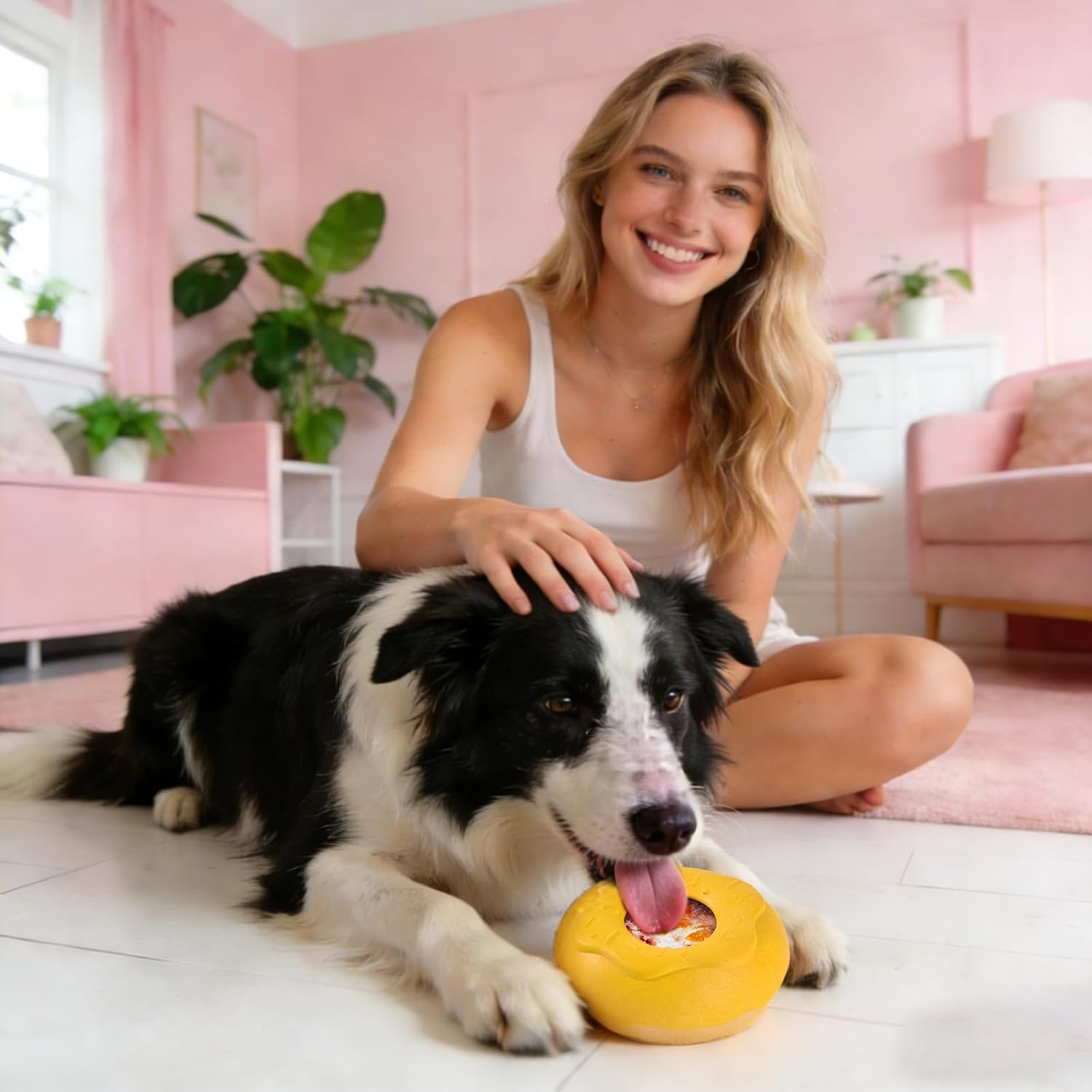 Thumbnail 6 de LIFLIX Frozen Dog Enrichment Toy, Doughnut-Shaped