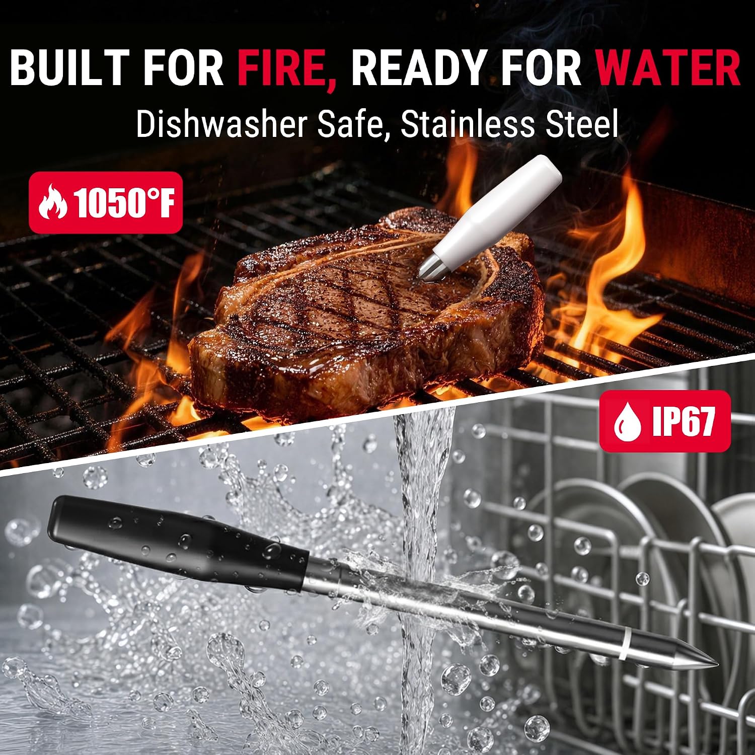 Detalle de TempPro Wireless Meat Thermometer
