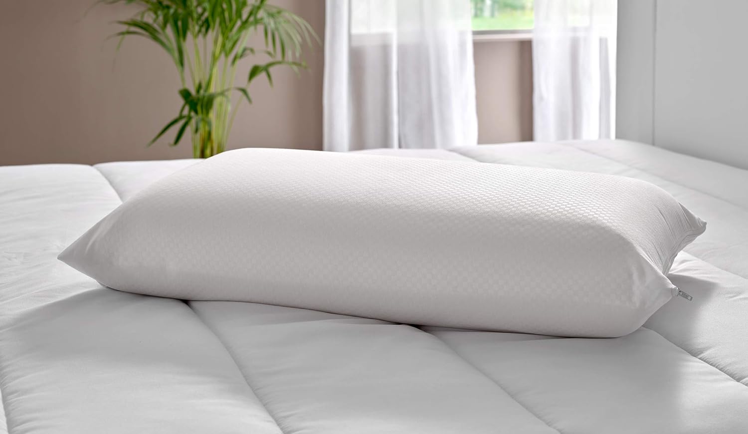 Thumbnail 4 de Pikolin Home Almohada Viscoelástica 90 cm 💤 Doble Funda, Hipoalergénica