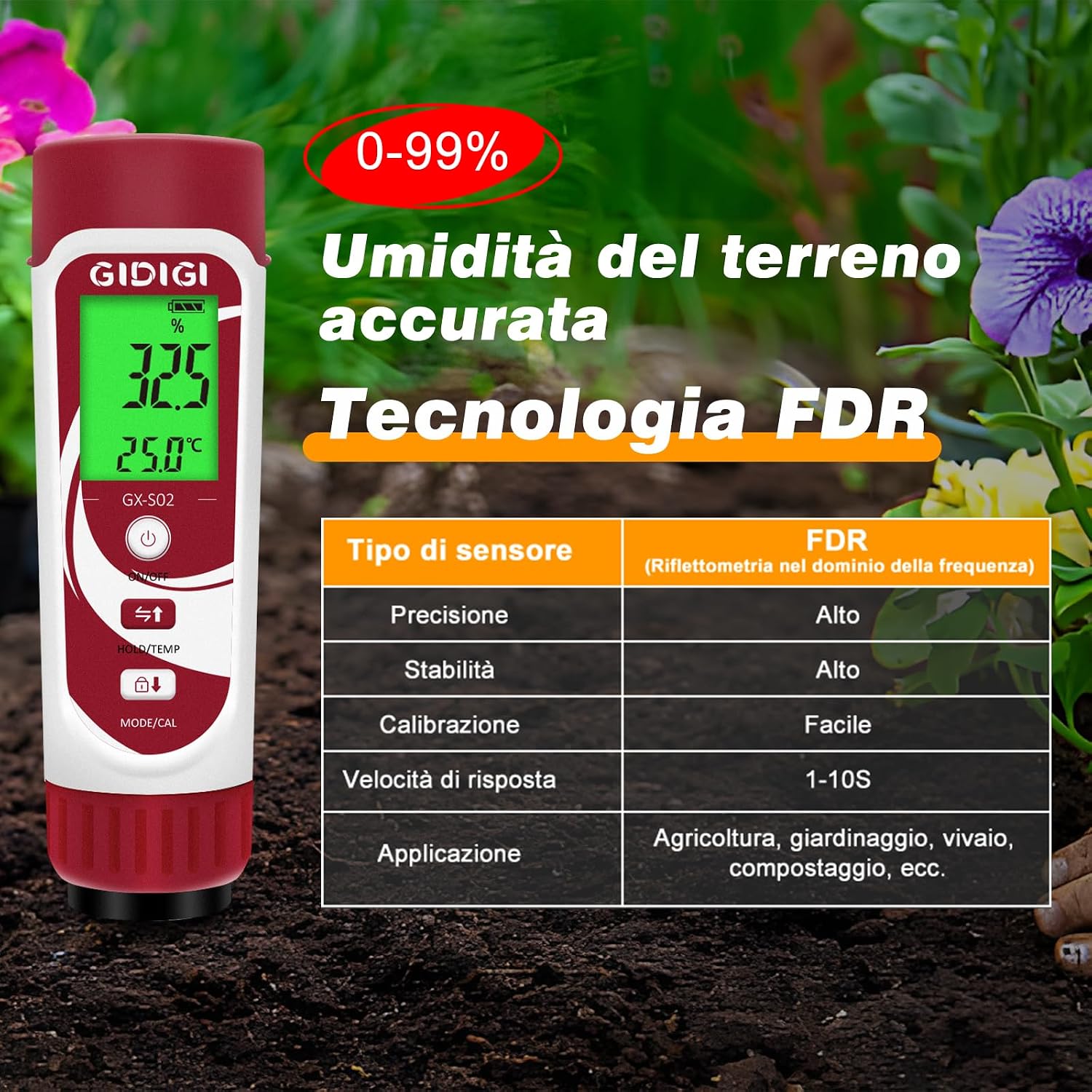 Thumbnail 5 de Misuratore di umidità terreno 3 in 1