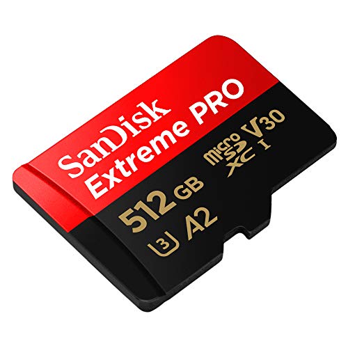 Thumbnail 1 de SanDisk Extreme PRO 512GB microSDXC con adaptador SD y RescuePro Deluxe: rendimiento rápido para apps y multimedia