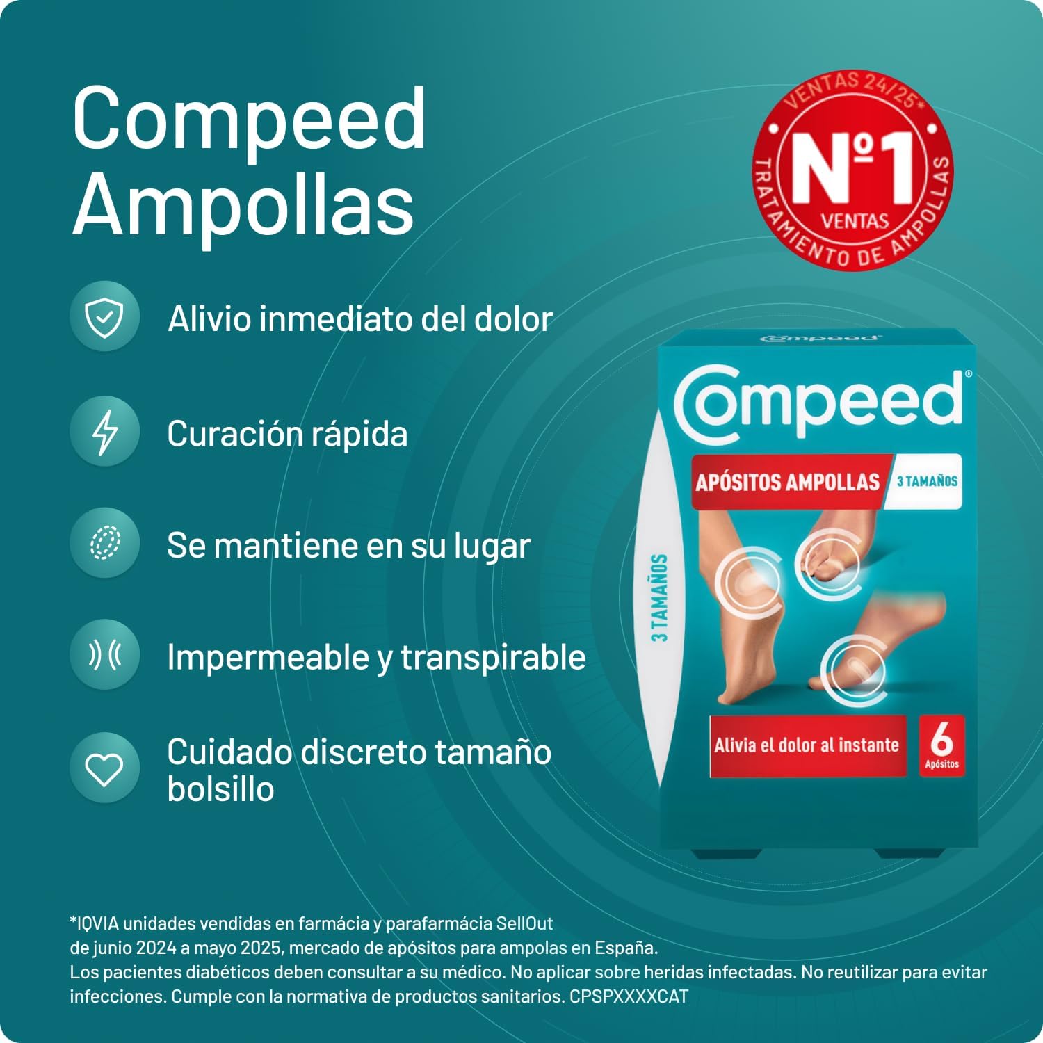 Thumbnail 1 de COMPEED Ampollas Surtido 18 uds