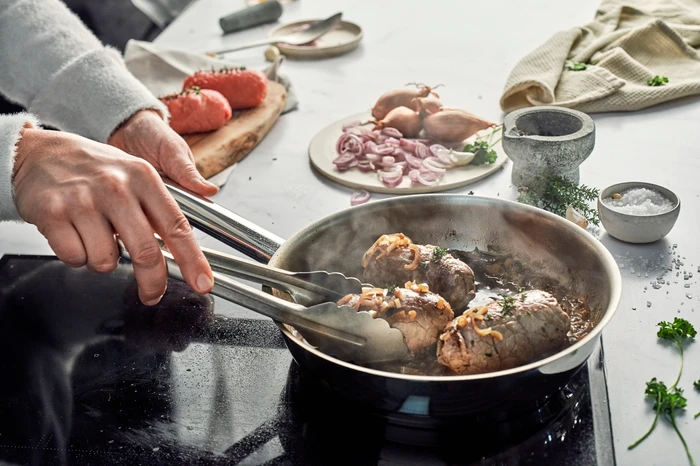 Thumbnail 4 de Demeyere Cosi 3 Edelstahl-Bratpfanne 24 cm